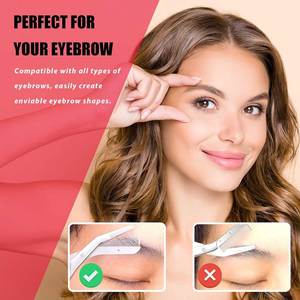 Tijeras compactas para cejas para un tamaño de viaje perfecto Tijeras para cejas de diseño ergonómico para una mayor comodidad - Product Image 4