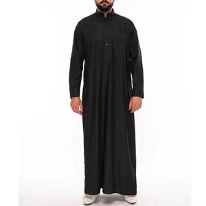 Thobe émirati haut de gamme rouille luxe Kandura traditionnel arabe porter élégant hommes Jubba doux et respirant tenue islamique moderne - Product Image 6