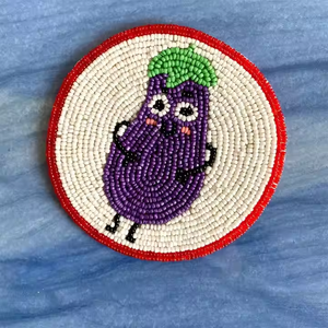 ที่รองแก้วลูกปัดผักชุดการ์ตูนสุดสร้างสรรค์ที่รองแก้วชาทำด้วยมือ - Product Image 2