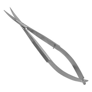 Tijeras Profesionales para Cutículas con Resorte, Tijeras Rusas de Punta Fina con Resorte, Herramientas de Belleza de Acero Inoxidable para Cejas y Cutículas - Product Image 2