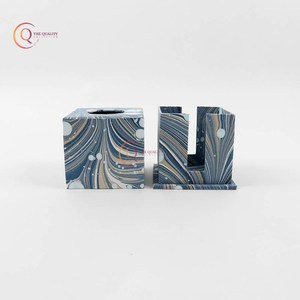 <b>Square</b> Shaped Marble Tissue Dispenser Exclusive Hotel Restaurant Napkin Box for Special Occasions Exclusive Gift Custom Color - Product Image 2