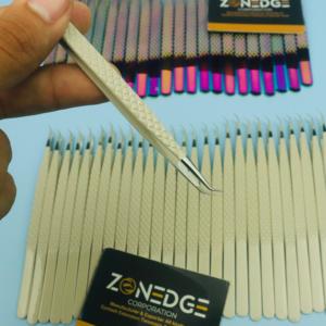 แหนบต่อขนตาแบบมืออาชีพแหนบปลายขนตาแบบปรับแต่งได้ฉลากตามต้องการ - Product Image 4