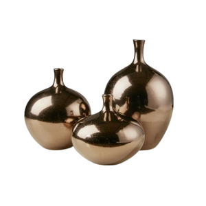 Vase à fleurs fini brillant attrayant décor à la maison et vase à pot de fleur en métal intérieur pour hôtels et restaurants - Product Image 1