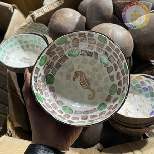 Bols en noix de coco laqués de haute qualité, articles les plus vendus, nouveaux articles, couleur laquée, en provenance du Vietnam, pour les repas ou la décoration - Caryln - Product Image 3