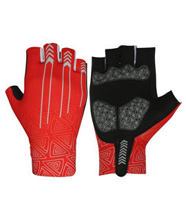 Guantes de Motocicleta de Medio Dedo, Protectores Unisex para Deportes al Aire Libre, Transpirables, Carreras, Ciclismo, Carreras Callejeras, Guantes de Fitness - Product Image 4