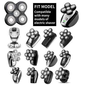 Cabezal de Afeitadora Eléctrica Negro de Fácil Instalación, Cuchilla de Repuesto Universal para Recortadora de Barba, con Cinco Cuchillas para Uso Facial - Product Image 6