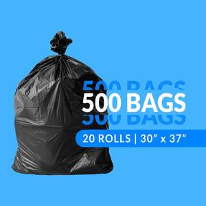 Reli. Sacs poubelle de 16 à 25 gallons |   500 sacs |   Noir |   Maison, Cuisine |   Fort |   Déchets - Product Image 6