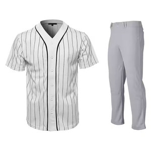 Uniforme de Béisbol Personalizable de Primera Calidad para Hombre, 100% Poliéster, Secado Rápido, Duradero y Transpirable - Product Image 1