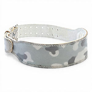 Cinturones de Entrenamiento de Peso Unisex Transpirables Antideslizantes de Alta Resistencia de 7MM/10MM con Cuero de Camuflaje PU Suave - Product Image 1