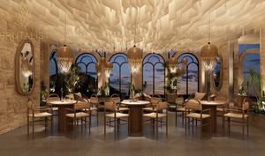 Lounge Bar Discothèque Décoration intérieure moderne Design personnalisé avec luminaires LED et mobilier de bar - Product Image 4