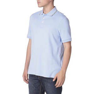 Fantaisie Polo T-shirts Hommes Polos Élégant Rayé Vente Qualité Exportation Orienté À Manches Courtes Mâle - Product Image 3
