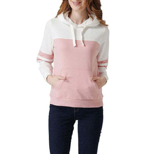 Sweats à capuche mélangés 100% coton imprimés sur mesure pour femmes Sweats brodés Streetwear lourds avec motif d'automne Teint uni - Product Image 1