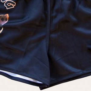 High Quality Polyester Custom Print <b>Mens</b> Team Rugby Footy League <b>Shorts</b> <b>With</b> Invisible Deep <b>Pockets</b> And Zips - Product Image 5