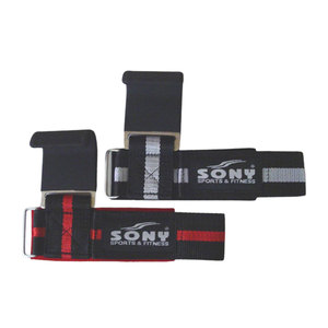 สายรัดข้อมือนีโอพรีน SONISPO ปรับระดับได้ พร้อมตัวล็อคสีดำแดง กันลื่น สำหรับยกน้ำหนัก ฝึกความแข็งแรง ใช้ได้ทั้งชายและหญิง - Product Image 1