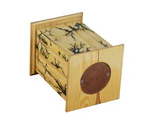 Wooden Urn Box Fractal Burning Adult Cremation Urns With Lid Funeral <b>for</b> Human <b>Ashes</b> Pet <b>Keepsake</b> Urn - Product Image 5