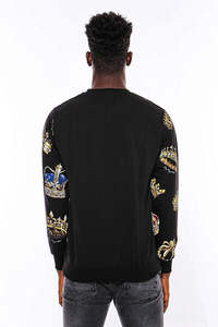 Sweat-shirts unisexes en molleton épais 100% coton à manches longues, imprimés par sublimation numérique brodés, pull d'hiver 2026 - Product Image 2