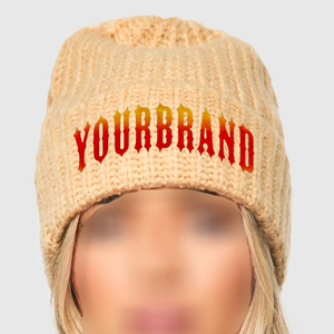 Gorro de punto Jacquard de lana 100% Unisex de alta calidad personalizado, gorros de invierno con logotipo bordado personalizado, patrón de personajes, ropa deportiva para exteriores - Product Image 4