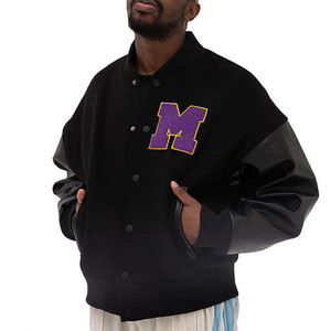 Personnalisable varsity broderie veste baseball letterman grande taille hommes veste - Product Image 2