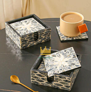 Sous-verres carrés de napperon du Vietnam de bon prix avec la chaleur de nacre-isolé pour la vaisselle, vaisselle - Product Image 5