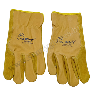 Factory Price Cowhide Leather Men Work Safety <b>Gloves</b> Industrial Construction Safety <b>Driver</b> <b>Gloves</b> - Product Image 3