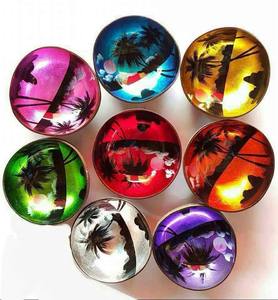 ชามกะลามะพร้าวธรรมชาติหลากสีสันดีไซน์ตกแต่งชามมะพร้าวสีสันสดใสแบบเวียดนาม - Product Image 5