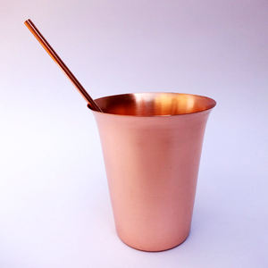 Vente chaude artisanat indien avec des prix bas cuivre plaine tasse polonais pour l'eau potable de haute qualité et pour les cadeaux - Product Image 5