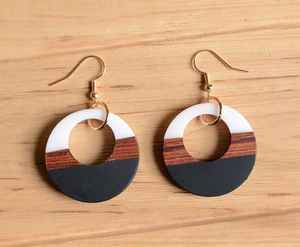 Pendientes de Madera Clásicos y Elegantes de Alta Calidad para Mujer, Ideales para Fiestas, Bodas, Uso Diario, Aniversarios, Se Aceptan Personalizaciones - Product Image 1