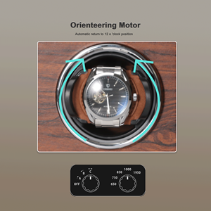 高級時計ワインダー 1/2/3 スロット自動時計ワインダーシート 静かなモーター付き 収納時計ディスプレイボックス - Product Image 2