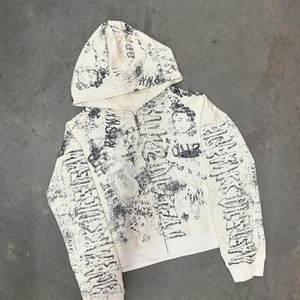 New Heavy Weight 380gsm Oversize Custom Acid Washed <b>Sweatshirt</b> Vintage Long Sleeve <b>Retro</b> Acid Washing Pullover <b>Sweatshirts</b> - Product Image 3