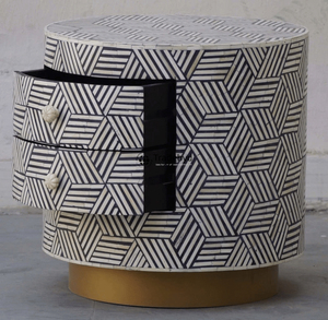 คอนโซลฝังกระดูกขนาดเล็กหรูหราโต๊ะข้างเตียงแบบปรับได้ออกแบบลายดอกไม้ทันสมัยสำหรับใช้ในโรงเรียนอพาร์ทเมนท์ที่ได้รับแรงบันดาลใจจาก tradebyd - Product Image 2