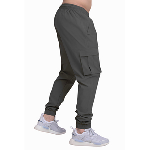 กางเกงคาร์โก้น้ำหนักเบาสำหรับผู้ชายกางเกงระบายอากาศสำหรับการเดินทางกลางแจ้งเดินป่าปีนเขาพร้อมกางเกงสวมใส่ผจญภัยตัวหนา - Product Image 5