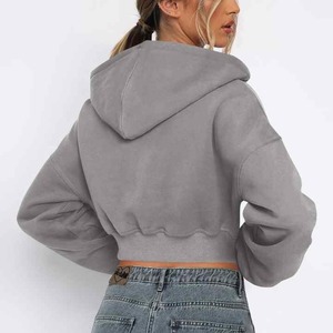 เสื้อฮู้ดมีซิปสำหรับผู้หญิงเสื้อผ้าเลานจ์แฟชั่นสำหรับฤดูหนาวและฤดูใบไม้ร่วง - Product Image 4