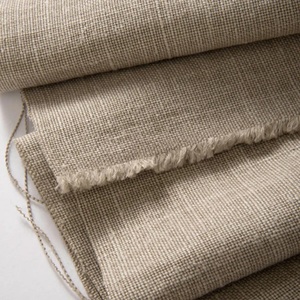 Venta al por mayor 100% tela de lino orgánico 292 Cm ancho 200gsm ropa de cama Lisa 115 ''tela de lino patio/metro para niños textiles para el hogar sofás - Product Image 3