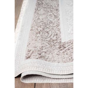 Alfombra tejida acrílica Nora Comfort 7305, juego de alfombras suaves y elegantes - Product Image 4
