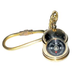2025 nuevo diseño de alta calidad artículo de artesanía india llavero portátil Brújula de latón supervivencia al aire libre impermeable bolsillo náutico - Product Image 4