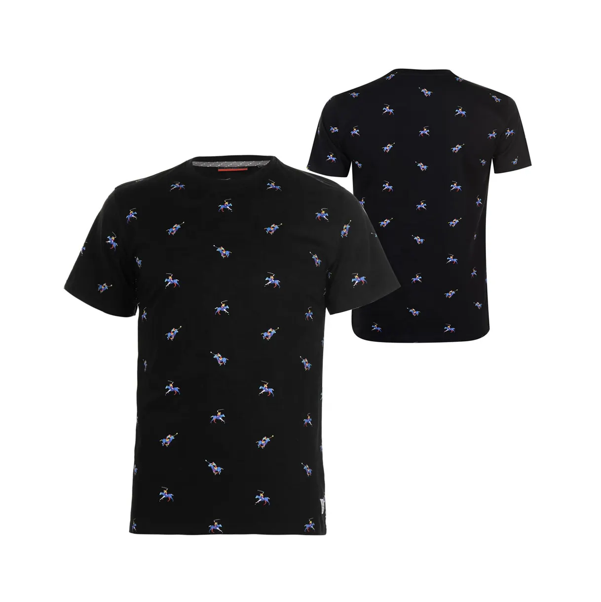 New Short Sleeve Loose Round Neck Hong Kong Style Tee Shirt Youth Casual Clothes Men's T-Shirt