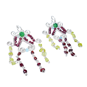 Pendientes de Flecos de Mariposa beGems para Mujer, Joyería Elegante y Moderna Hecha a Mano, Accesorio de Diseño de Moda al por Mayor, Regalo para Damas - Product Image 3