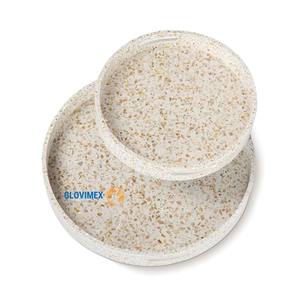 Colección actualizada Bandejas de comedor de comida Decoración Capiz Shell Bandeja Accesorios para el hogar - Product Image 2