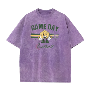 Logo personnalisé t-shirt surdimensionné hommes coton goutte d'épaule Vintage Stone Wash acide lavé Streetwear plaine impression fabricant - Product Image 3