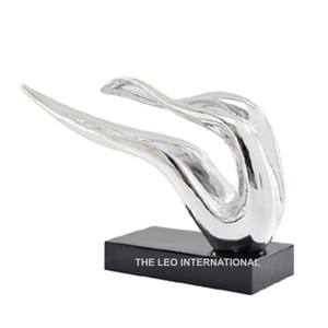 Escultura de flor de metal de lujo antiguo - Product Image 5