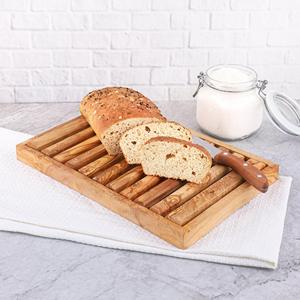 Bloc à découper en bois fait main pratique-Planche à pain - Product Image 1