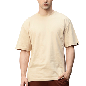 เสื้อยืดผ้าฝ้ายออร์แกนิก100% สำหรับผู้ชายสีทึบปรับแต่งได้ป้องกันรอยยับโดยตรงจากโรงงานในเวียดนาม - Product Image 6