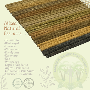 Varillas de incienso de Palo Santo de mirra ecológicas de primera calidad Material de madera orgánica sostenible Paquete religioso artesanal 7 unidades - Product Image 6