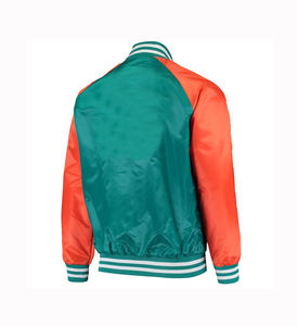 Veste de baseball en satin de soie en vrac de qualité supérieure pour hommes et femmes veste de baseball personnalisée pour le football - Product Image 2