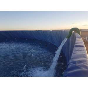 Réservoir rectangulaire avec panneaux en acier renforcé pour le stockage d'eau dans les champs pétrolifères et la confinement des eaux usées industrielles - Product Image 5