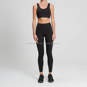 Sujetador de realce de verano para mujer con diseño liso recortado hueco para entrenamiento de Yoga, correr y Fitness, Top corto, Sujetador deportivo - Product Image 2