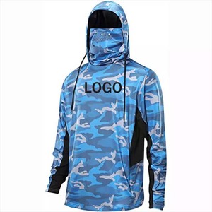 Sudadera con capucha de poliéster para hombre, ropa de pesca con cremallera y bolsillo lateral, 100% - Product Image 6