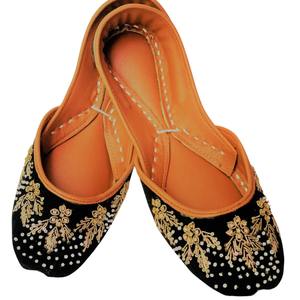 Venta al por mayor tasa khussa para mujeres diseño de bordado personalizado suministro directo de fábrica cantidad a granel más vendida Ladies Khussa para la venta - Product Image 4