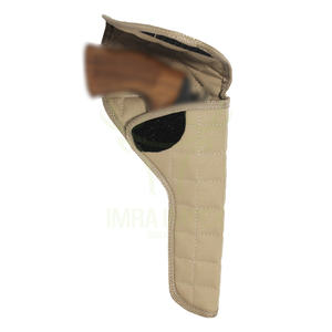 OEM al por mayor personalizado táctico Flap Gun Holster Durable cuero genuino Nylon portátil de lona al por mayor soporte de pistola portátil - Product Image 4