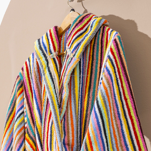 Albornoz unisex, albornoz con Pompón, telar manual de algodón turco, Resort, ropa de dormir de lujo para todo el año, Salón de verano, suministro ODM de Turquía - Product Image 6